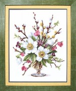 Набор для вышивания крестом Crystal Art Верба ВТ-146