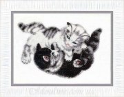 Набор для вышивания крестом Crystal Art Котята ВТ-149