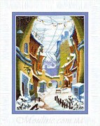 Набор для вышивания крестом Crystal Art Зимний дворик ВТ-162