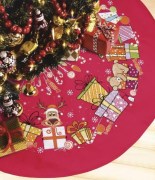 Набор для вышивки крестиком Crystal Art Юбка для новогодней елки