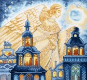 ВТ-243 Набір для вишивання хрестом Crystal Art "Янгол, нездійсненні сни"